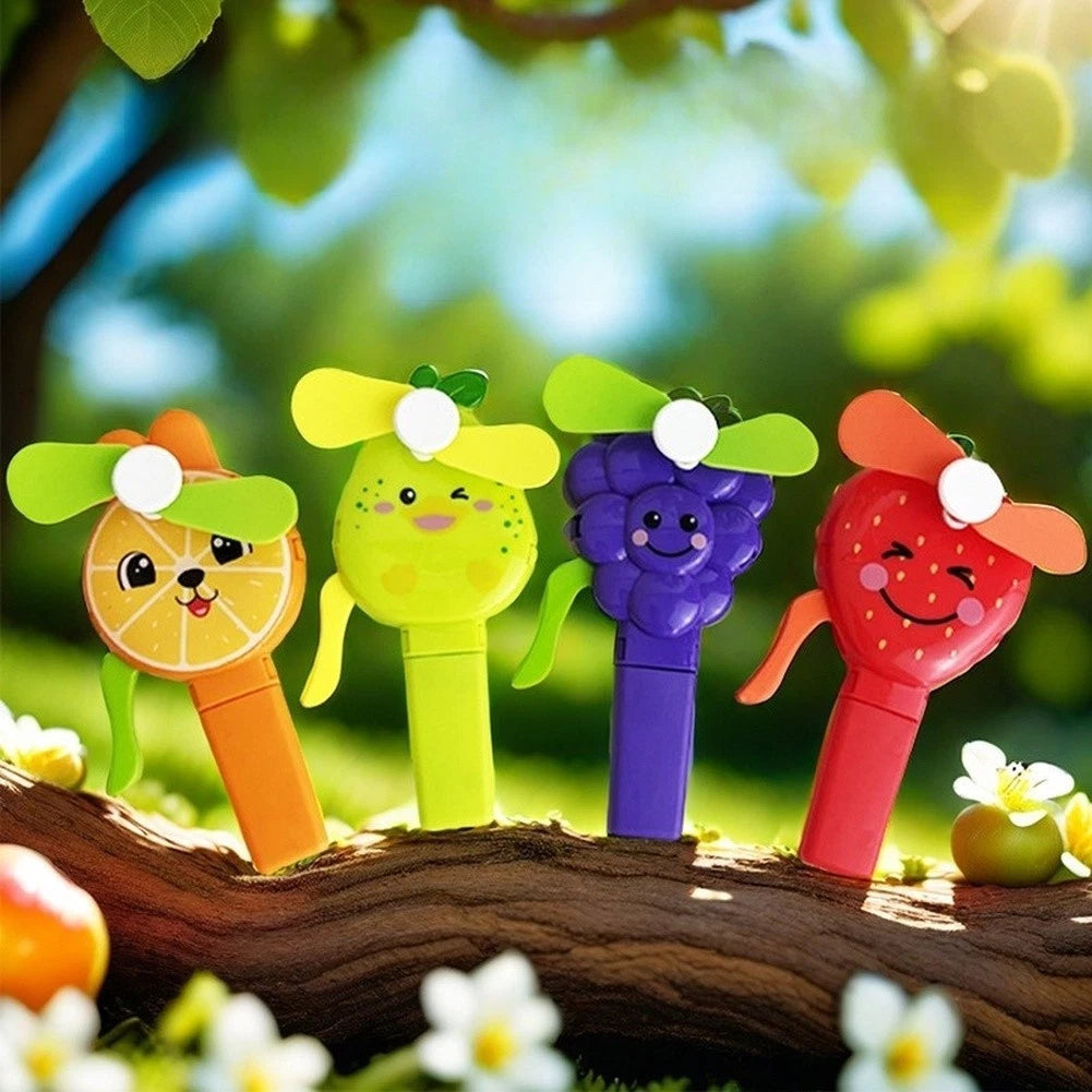 8pcs Handheld Fan Set for Fruit Vegetable Use (Random Color)