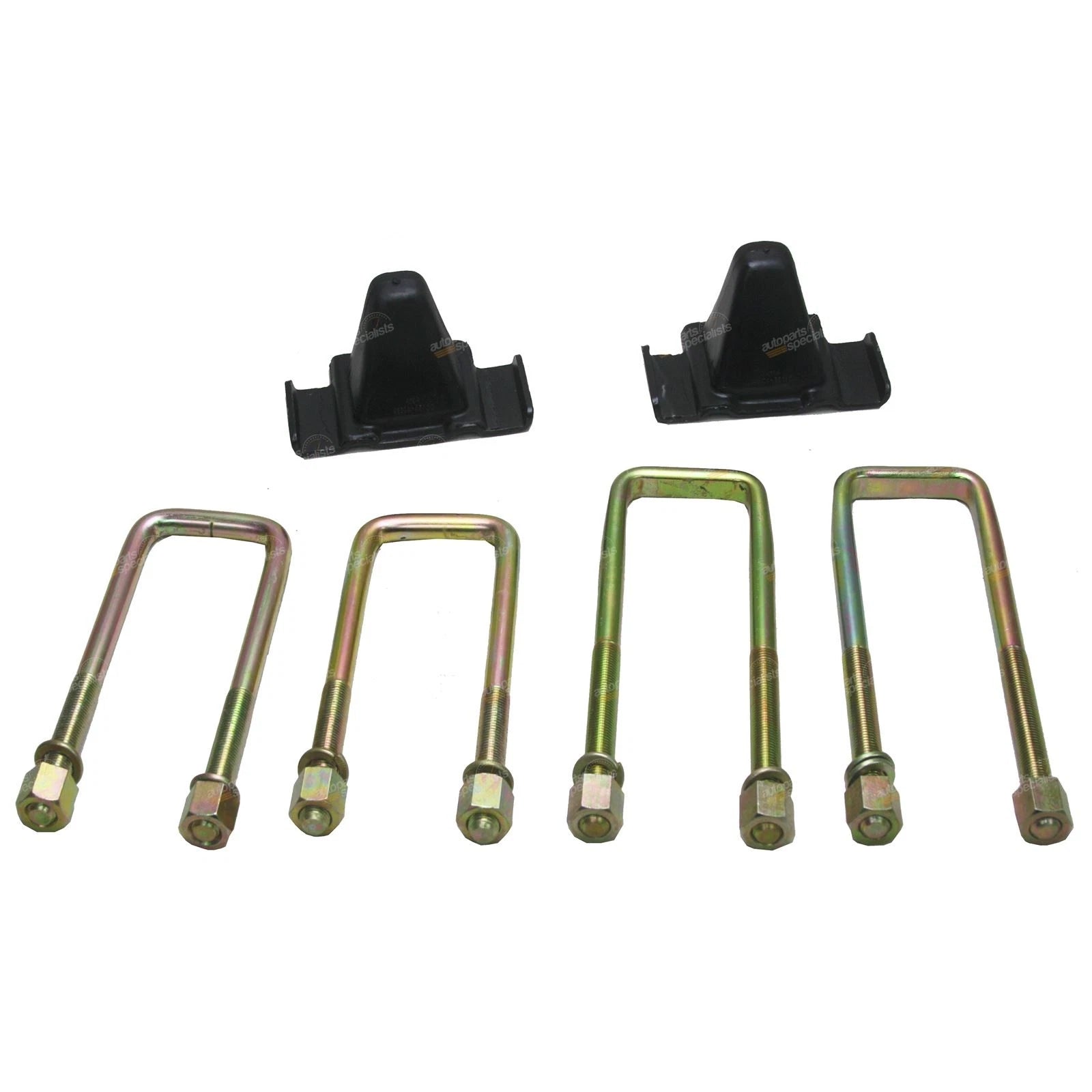 Front Leaf Spring Bump Stops + U-Bolts for Hilux 4Runner (1983–1997)