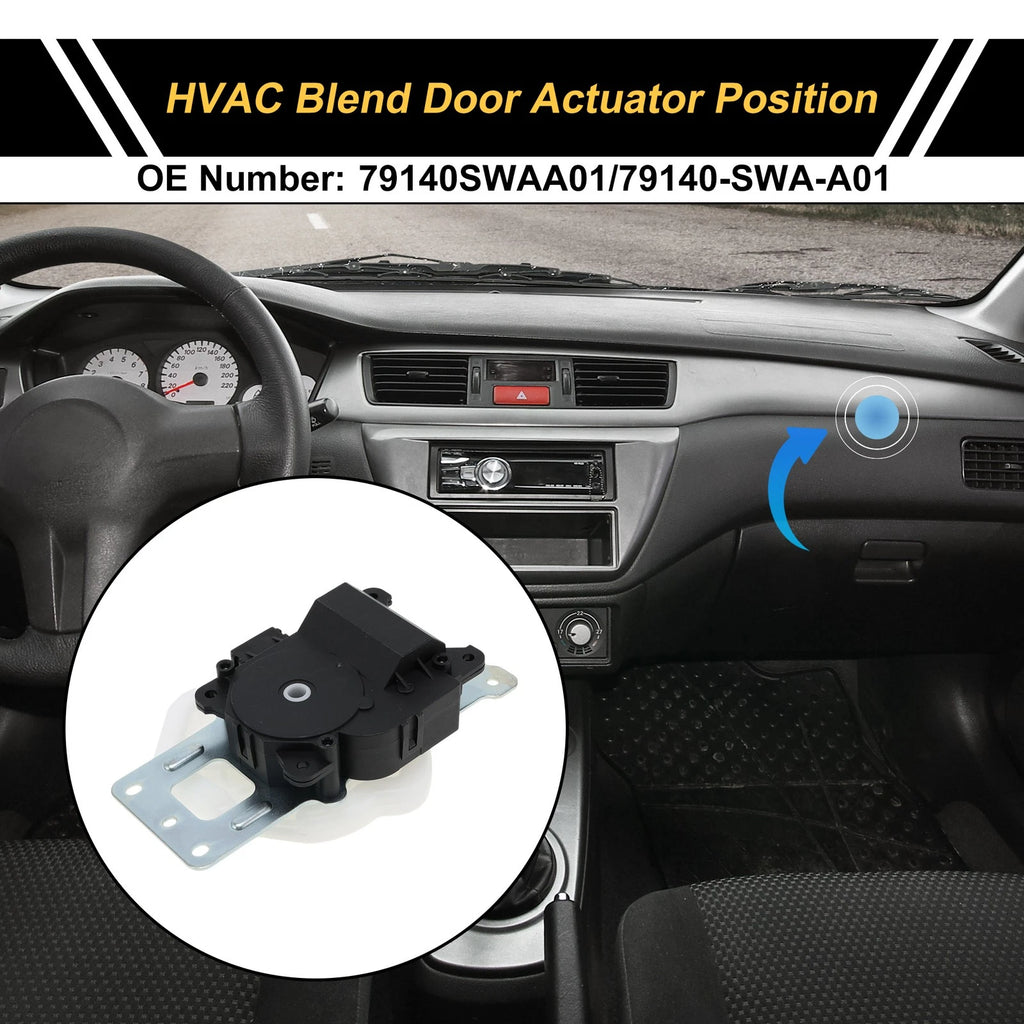 HVAC Heater Blend Door Actuator Replacement for Honda CR-V (2007–2011)