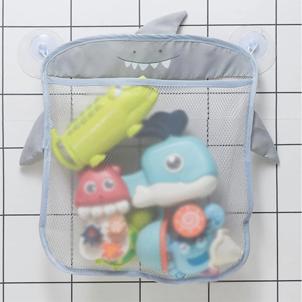 Foldable Toy Storage Net for Bath Toys and Toiletries