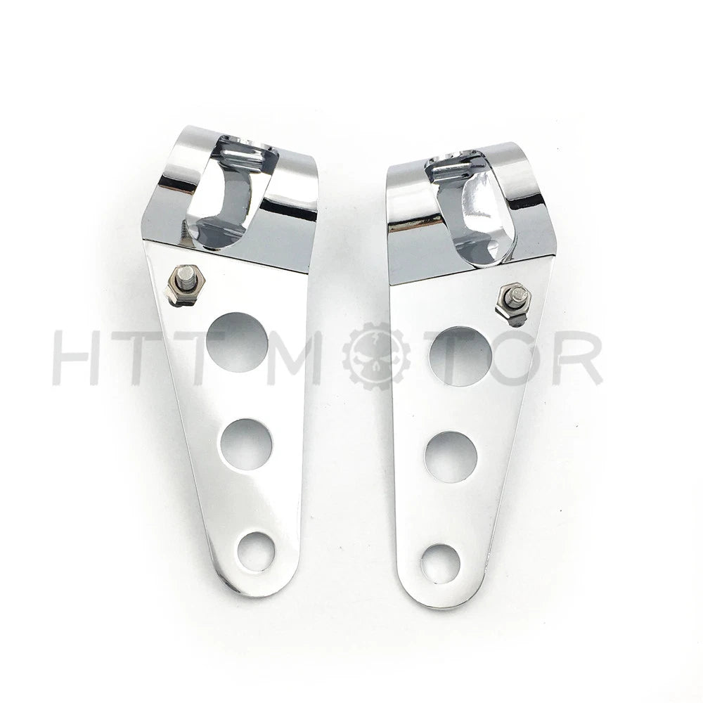 Headlight Mounting Brackets for Universal Motorcycles (28mm-38mm)