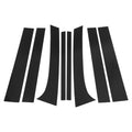 Pillar Window Trim Kit for Chevy Trailblazer (2002–2009) Black (8 Piece)