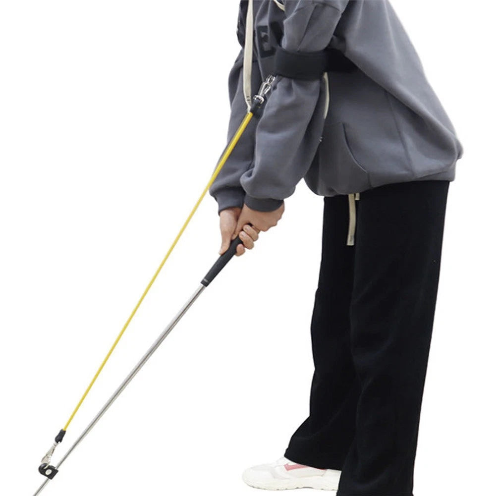 Adjustable Rotating Rope Swing Training Aid for Golf
