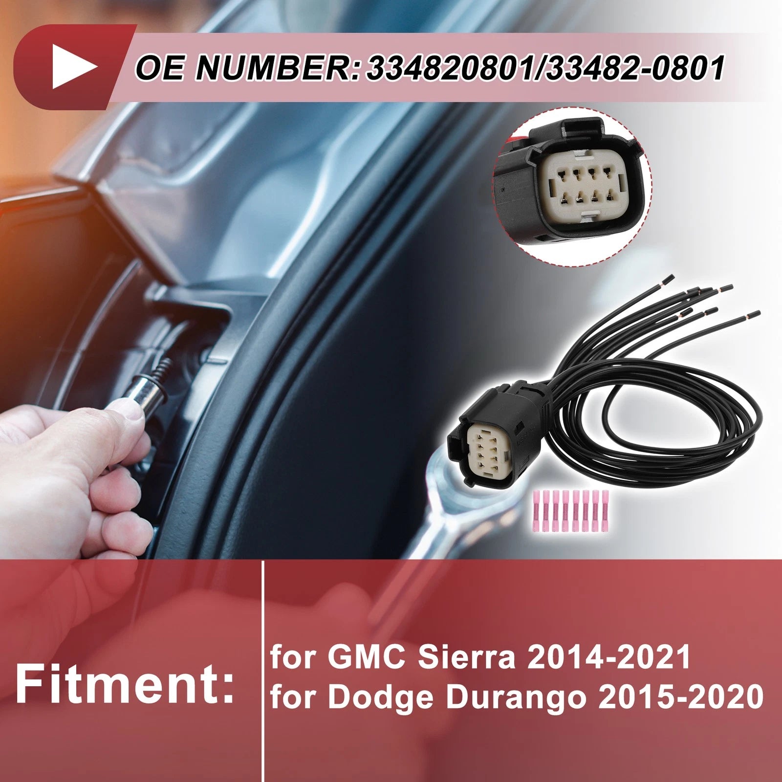 Headlight Light Socket Wiring for GMC Sierra (2014–2021)