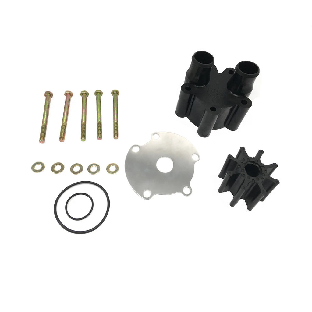 Raw Water Pump Impeller Kit for Mercury Mercruiser Bravo 1 2 3 (46-807151A14, 18-3150)