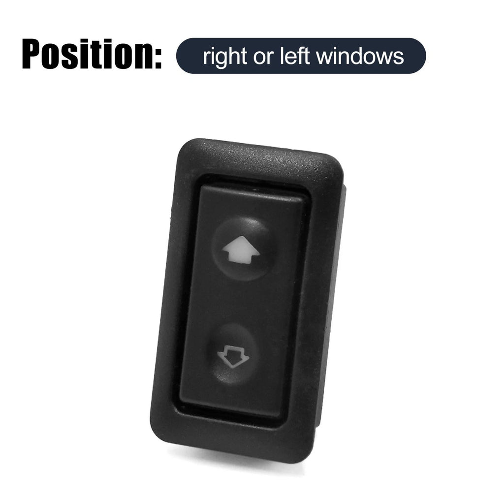 Power Window Switch 6 Pin Black Replacement for BMW (2005–2020)
