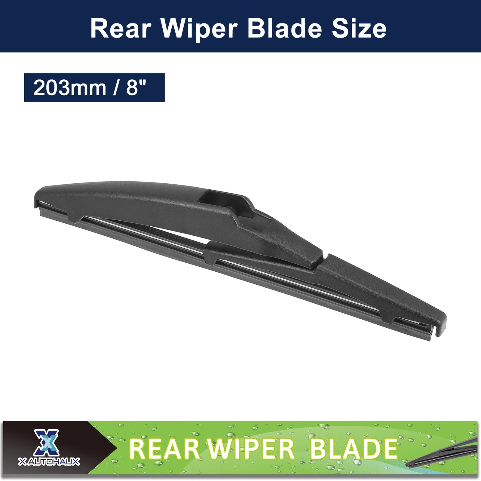 2pcs Rear Windshield Wiper Blade Replacement for Lexus CT200h (2011–2017)