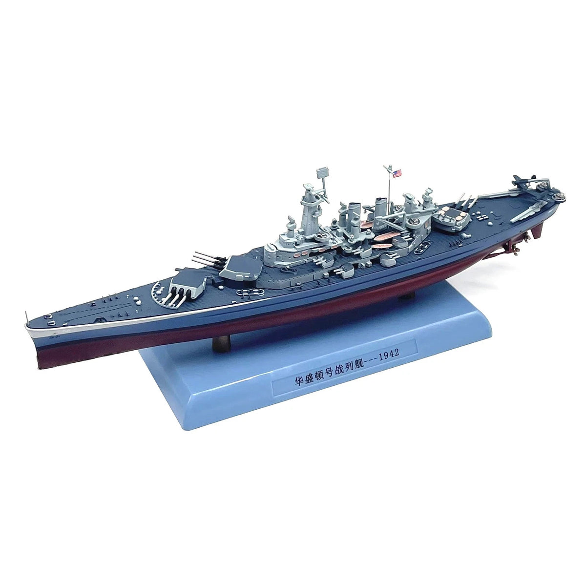 1/1000 PC+Alloy USS Washington BB-56 Battleship Model