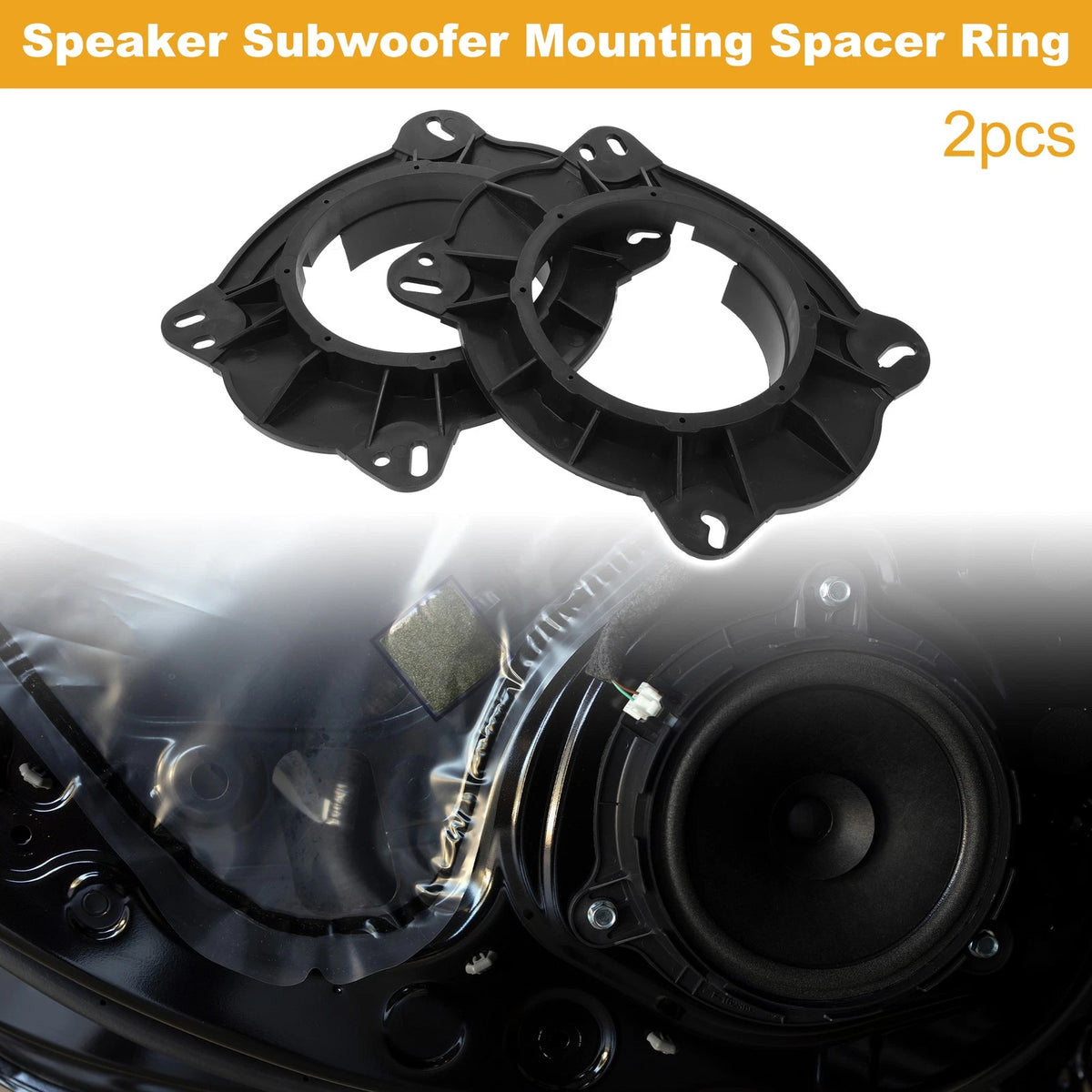 2X Speaker Spacer Ring Tweeter Adapter for Toyota Camry (2006–2017)