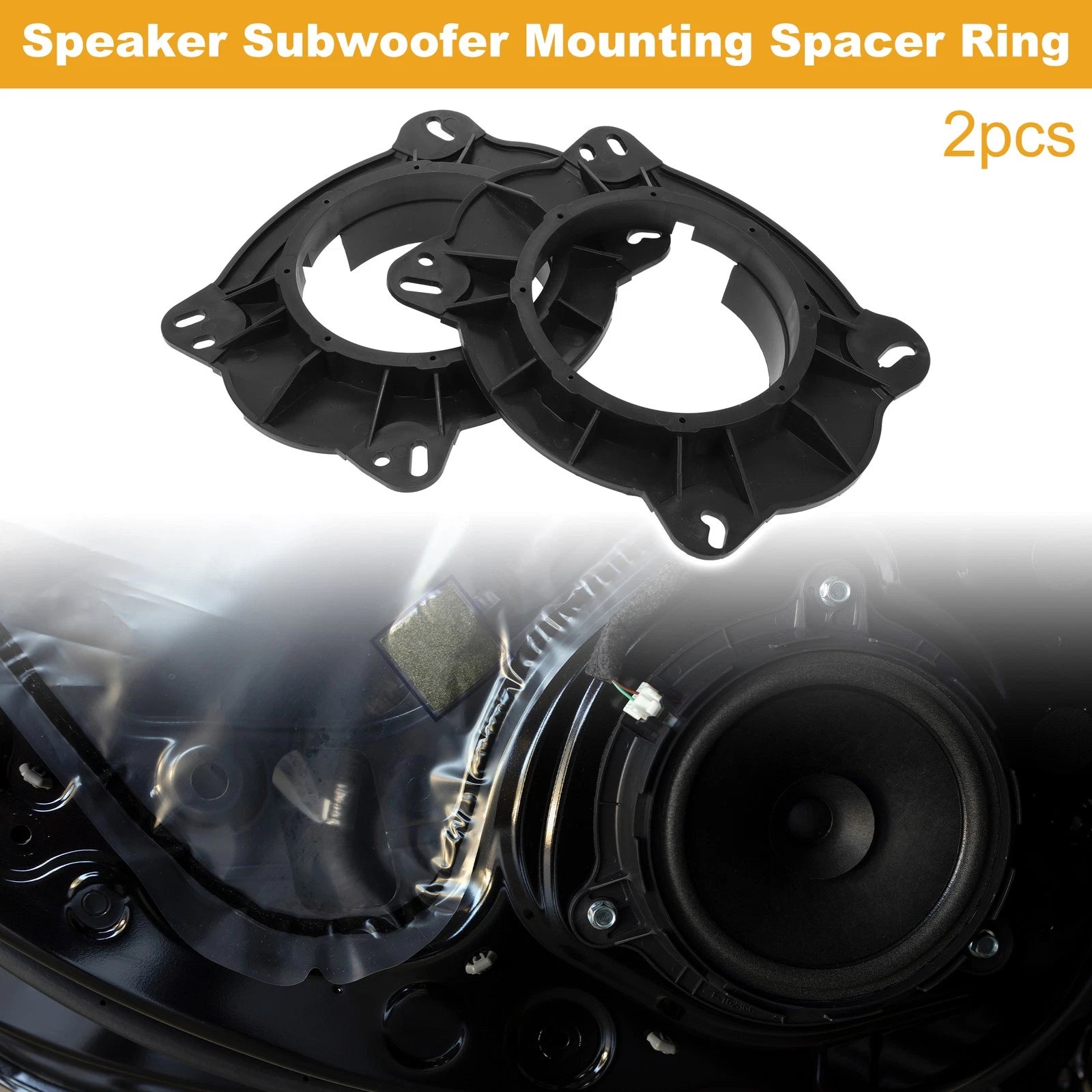 2X Speaker Spacer Ring Tweeter Adapter for Toyota Camry (2006–2017)