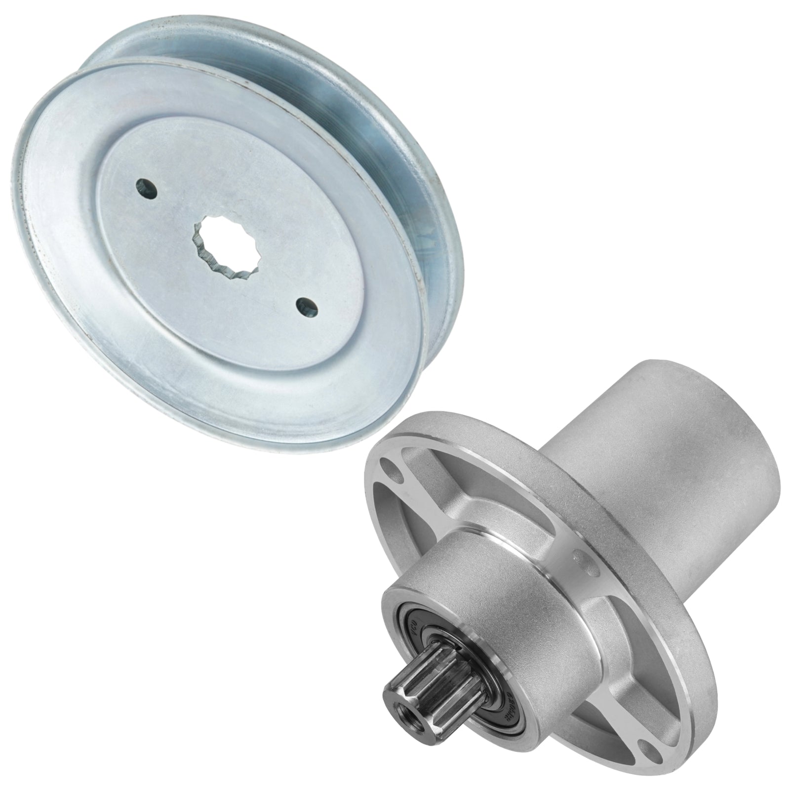 Deck Spindle Replacement with 5.78 in Pulley for Hustler Raptor SD (54") (2017–2025)