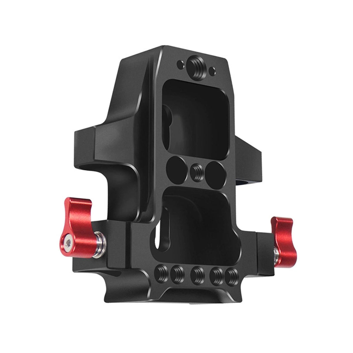 Camera Cage Tripod Baseplate with Dual 15mm Rod Rail Clamp (Universal)