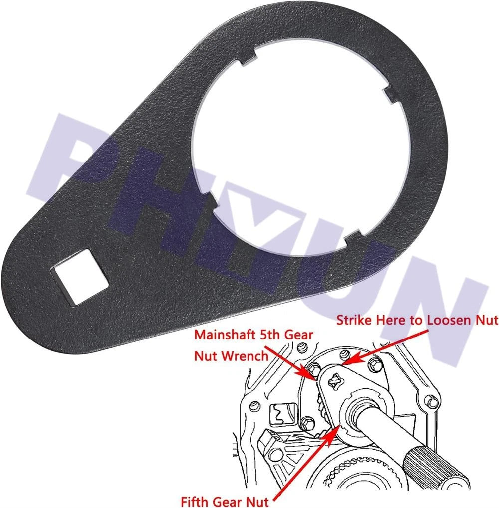 1/2" Drive Mainshaft 5th Gear Nut Wrench for Dodge NV4500 (1997–2007)
