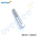 Mounting Bolt 90101-12M37 for Yamaha 2 Stroke 40HP Outboard