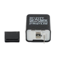 2X 12 Volt Motorcycle Flasher Relay 2 Pin Adjustable LED Signal