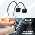 Taillight License Lamp Wiring Socket Pair for BMW F20 (2012–2017)