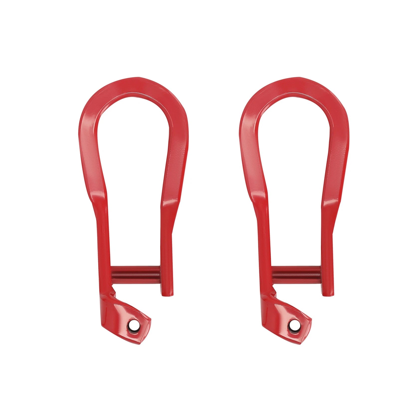Front Red Tow Hooks Pair for Silverado Sierra 2500 3500 HD (2015–2019)