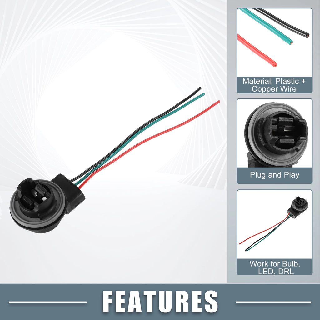 3157 Bulb Socket Harness Wire for LED Bulbs (Turn Signal, Brake Lights)