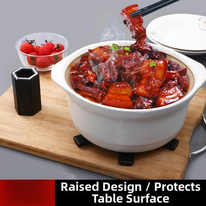 Foldable Heat Resistant Pot Pad for Kitchen Table (19cm Diameter)