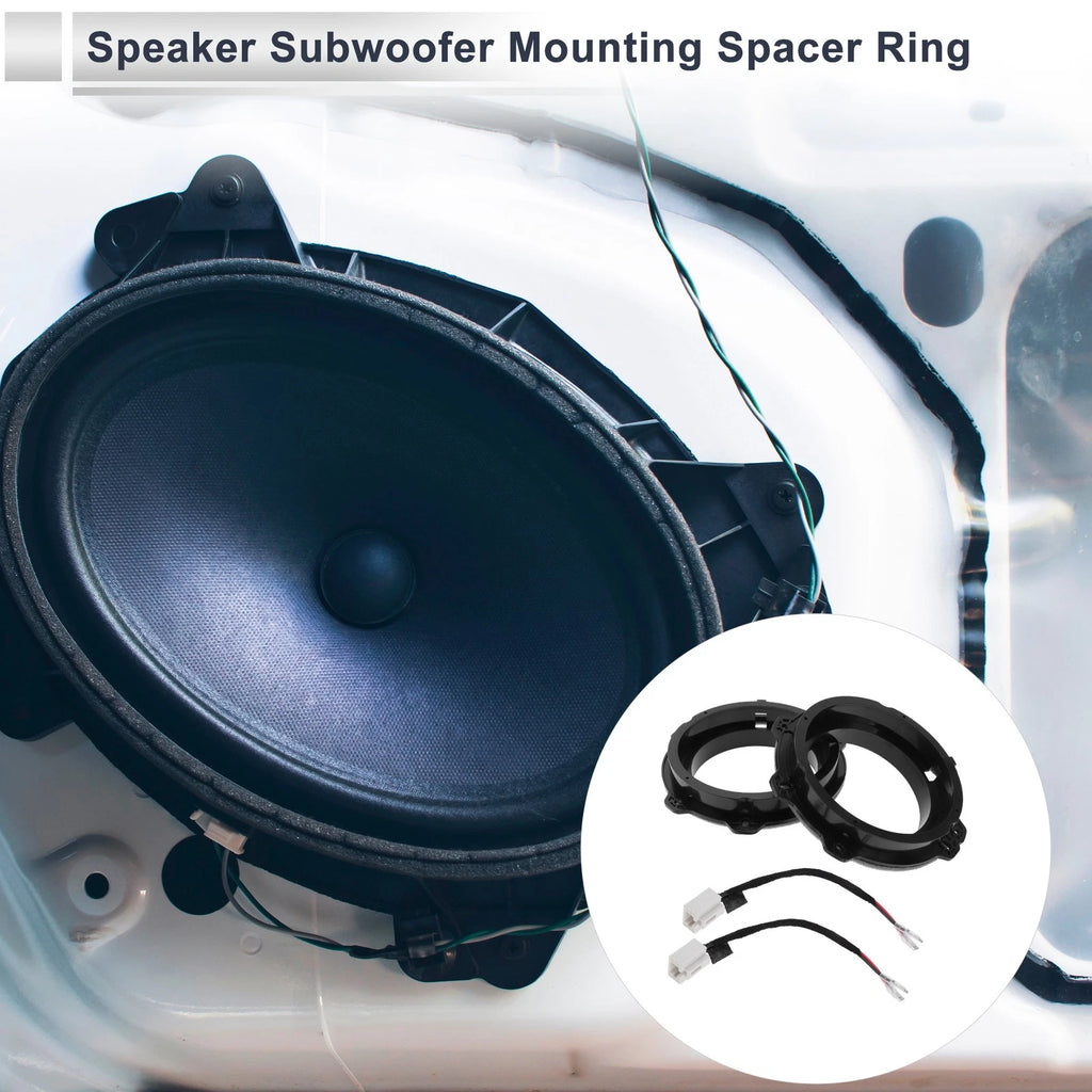 Speaker Spacer Ring Tweeter Speaker Adapter for Hyundai 6.5 inch (2 Set)