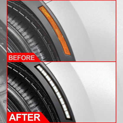 2X Dynamic LED DRL Daytime Running Side Marker Signal Light for Honda CR-V (2023–2023)