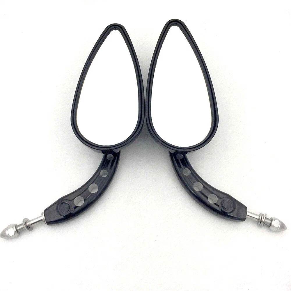 Black Skull Side Mirrors for Harley Classic Deluxe Breakout Night Road (2014–2023)