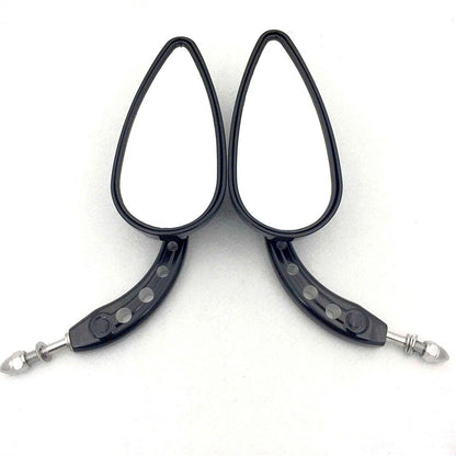 Black Skull Side Mirrors for Harley Classic Deluxe Breakout Night Road (2014–2023)