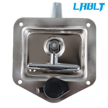 2X Trailer Door Latch T-Handle Locking w/ Key for Camper RV Truck