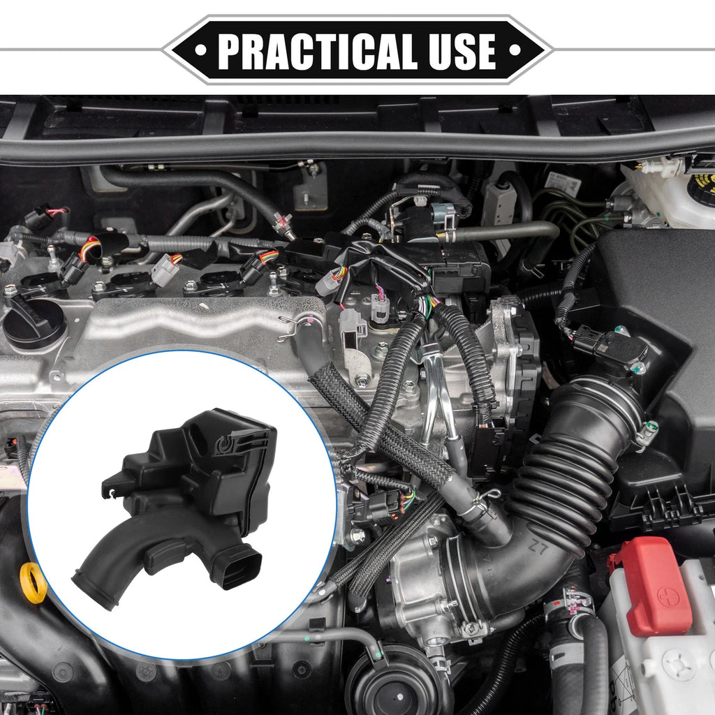 Air Intake Lower Resonator for Honda Accord (2013–2017) Black Plastic
