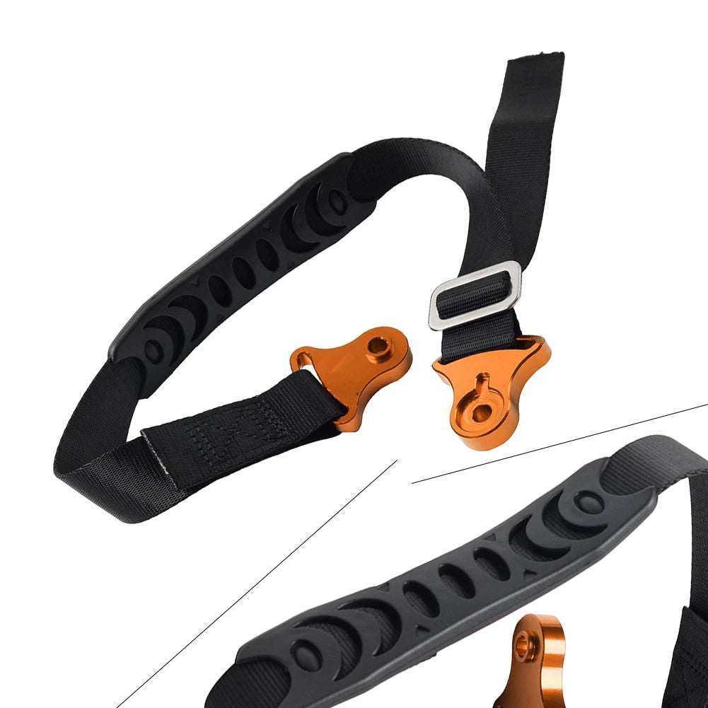Adjustable Fork Rear Seat Rescue Strap Sling Pull Belt for Motorcycle