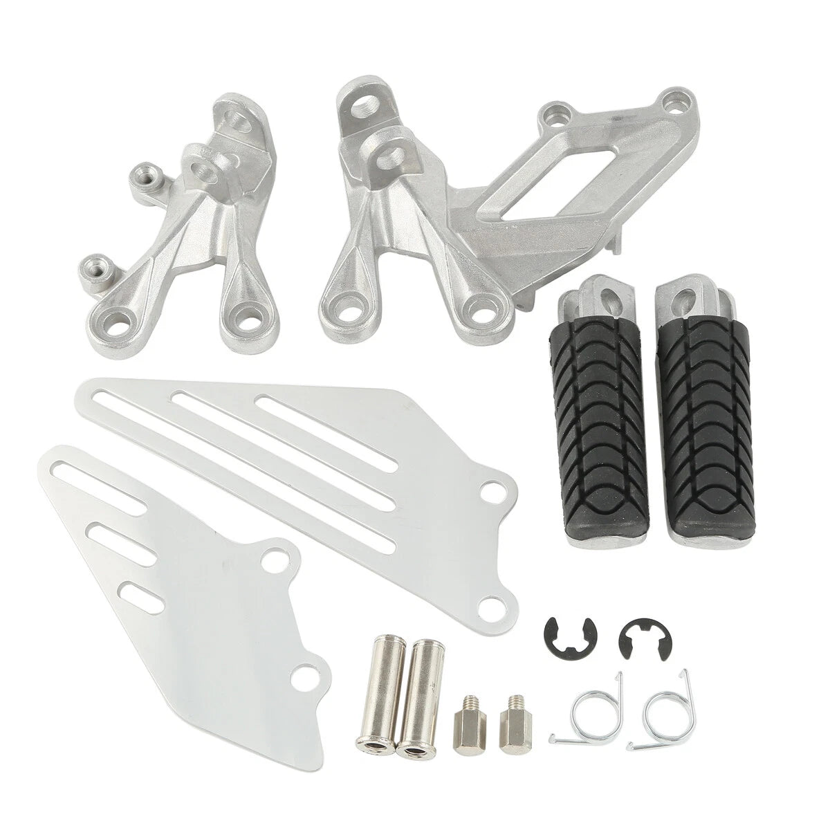 Front Driver Footpegs Bracket Set for Kawasaki Ninja ZX14R ZZR1400 (2006–2023)