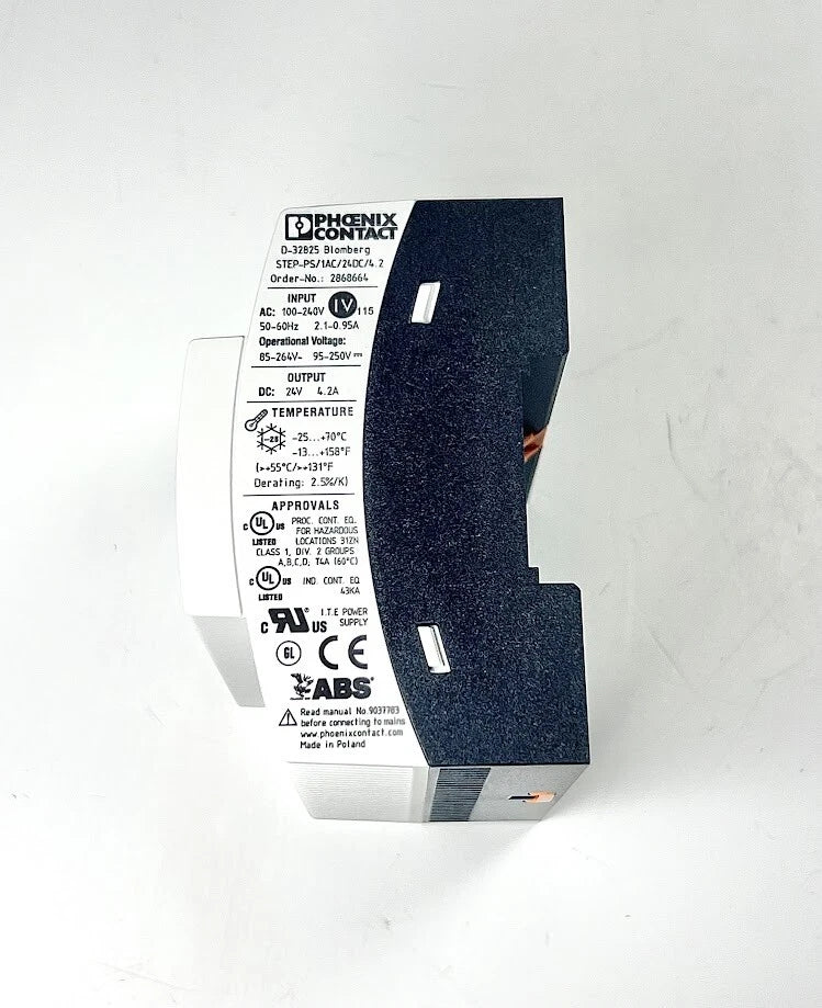 Power Supply Unit 1AC/24DC/4.2 for Phoenix Contact (OEM)