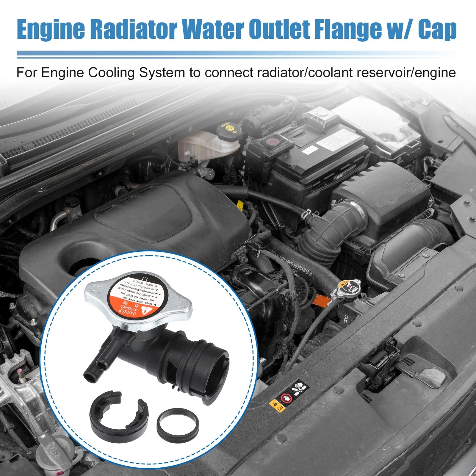 Engine Coolant Filler Neck Replacement for Toyota Lexus (2007–2016)