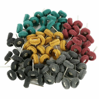 2X Small Buffing Abrasive Wheel for Rotary Tool (80PPack)