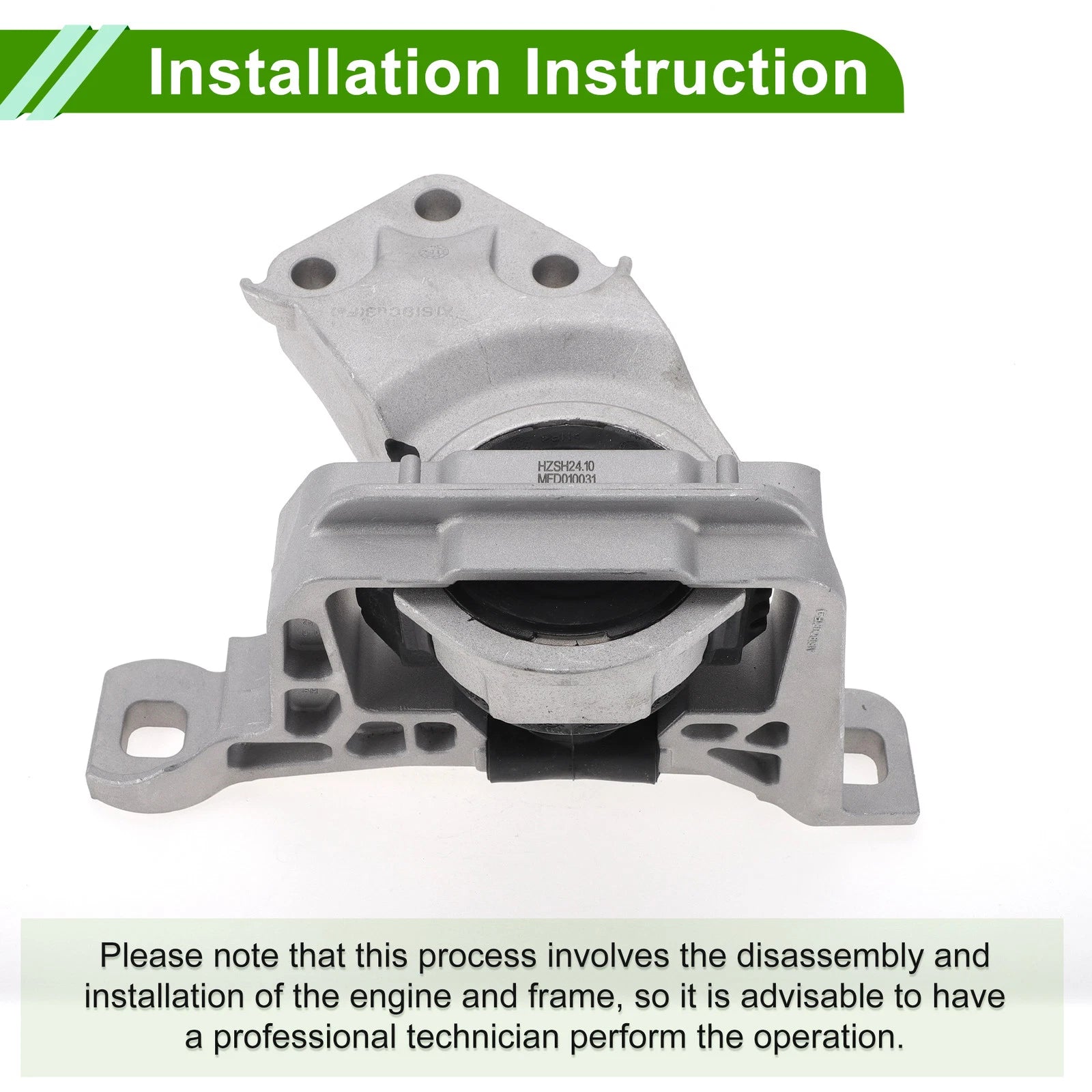 Engine Motor Mount for Ford Escort (2018–2020) C490 1.5L