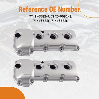 Engine Valve Cover for Ford Fusion V6 3.5L (2010–2012) 7T4Z-6582-F Silver