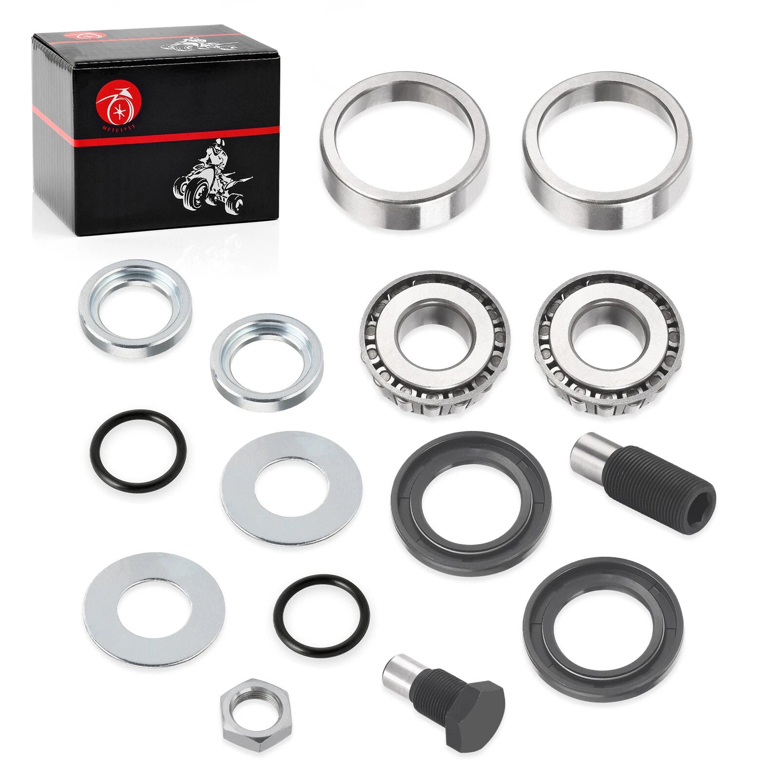 Swing Arm Bearing Seal Shaft for Kawasaki KFX700 (2004–2009) 92152-1356 92049-1030
