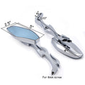 Diamond Flame Stem Chrome Mirrors for Harley Iron Horse (Custom Application)