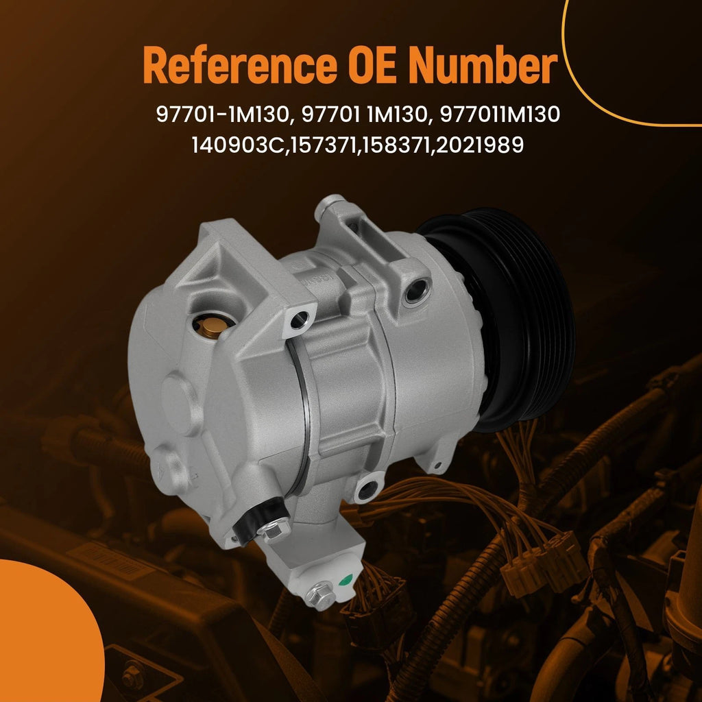 AC Compressor w/Clutch for Kia Forte/Forte5 (2010–2013) CO11090C DV13