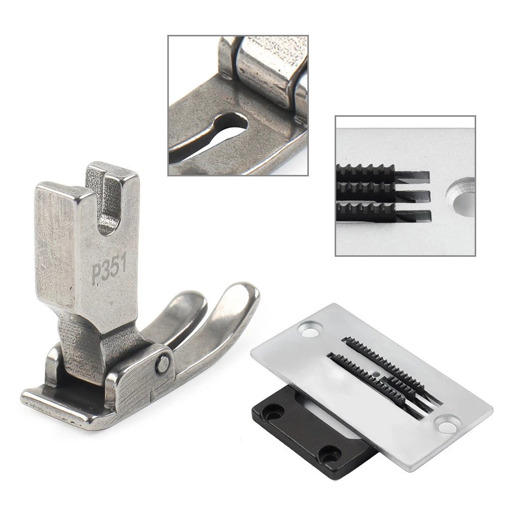 Needle Plate Feed Dog Foot for SINGER 20U (Straight Stitch)