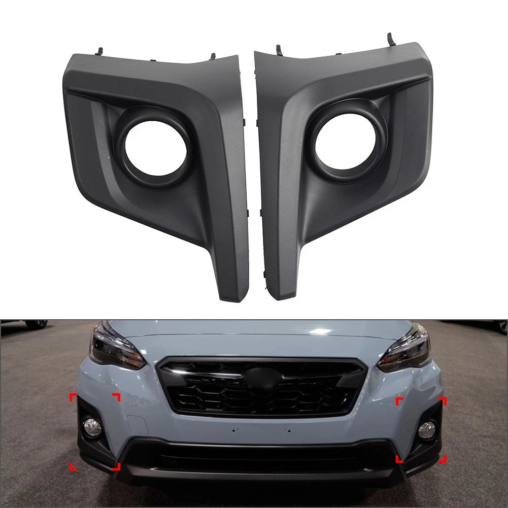 1 Pair Fog Light Bezel Cover for Subaru Crosstrek (2018–2020)