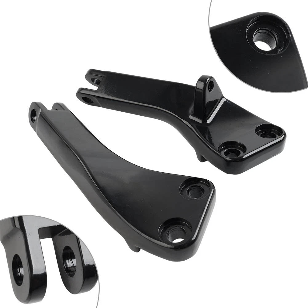 Passenger Foot Peg Mount Brackets for Harley Dyna FXDF FXDL FXDC FXDWG (2006–2017)