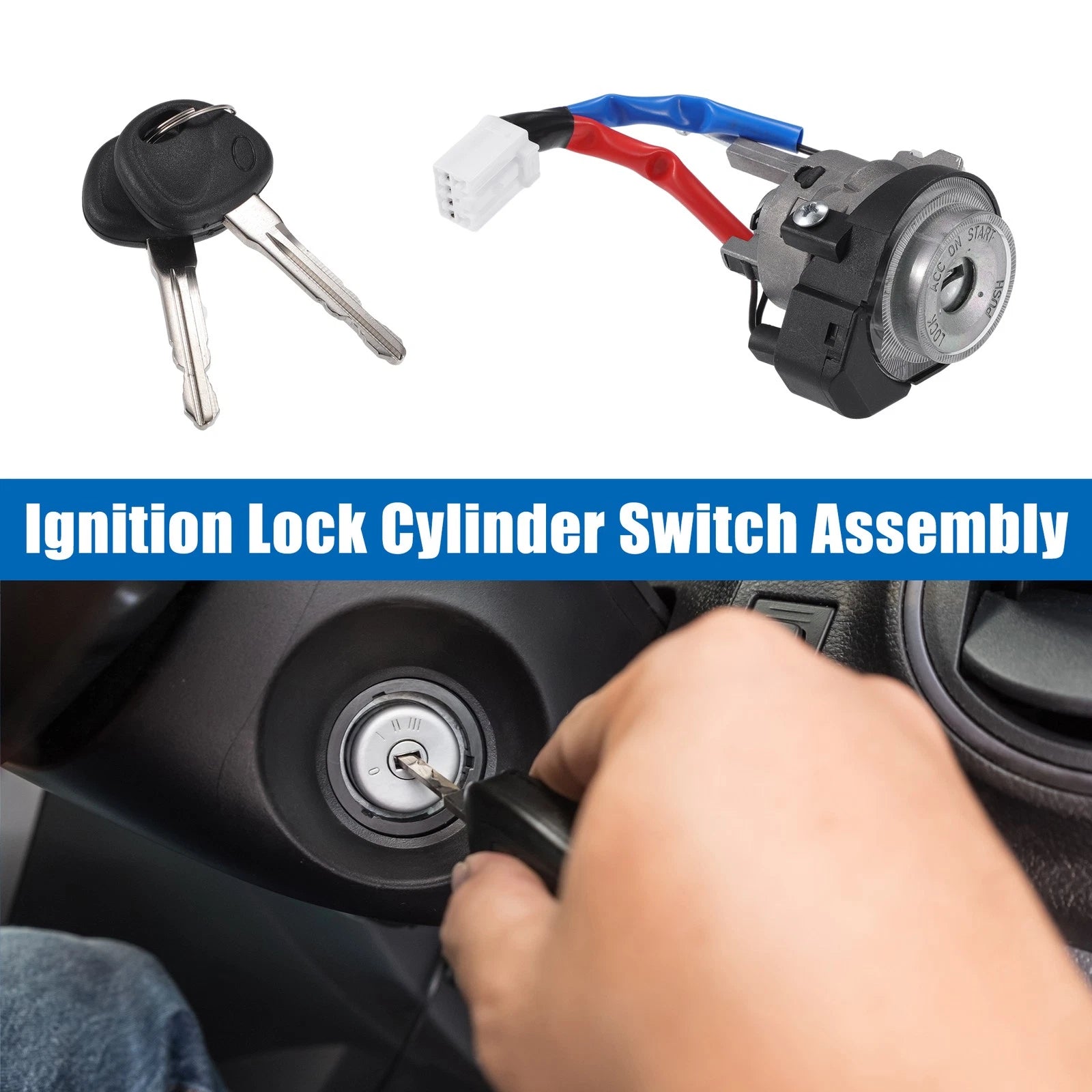 Ignition Lock Cylinder Switch Replacement for Hyundai Elantra (2011–2016)