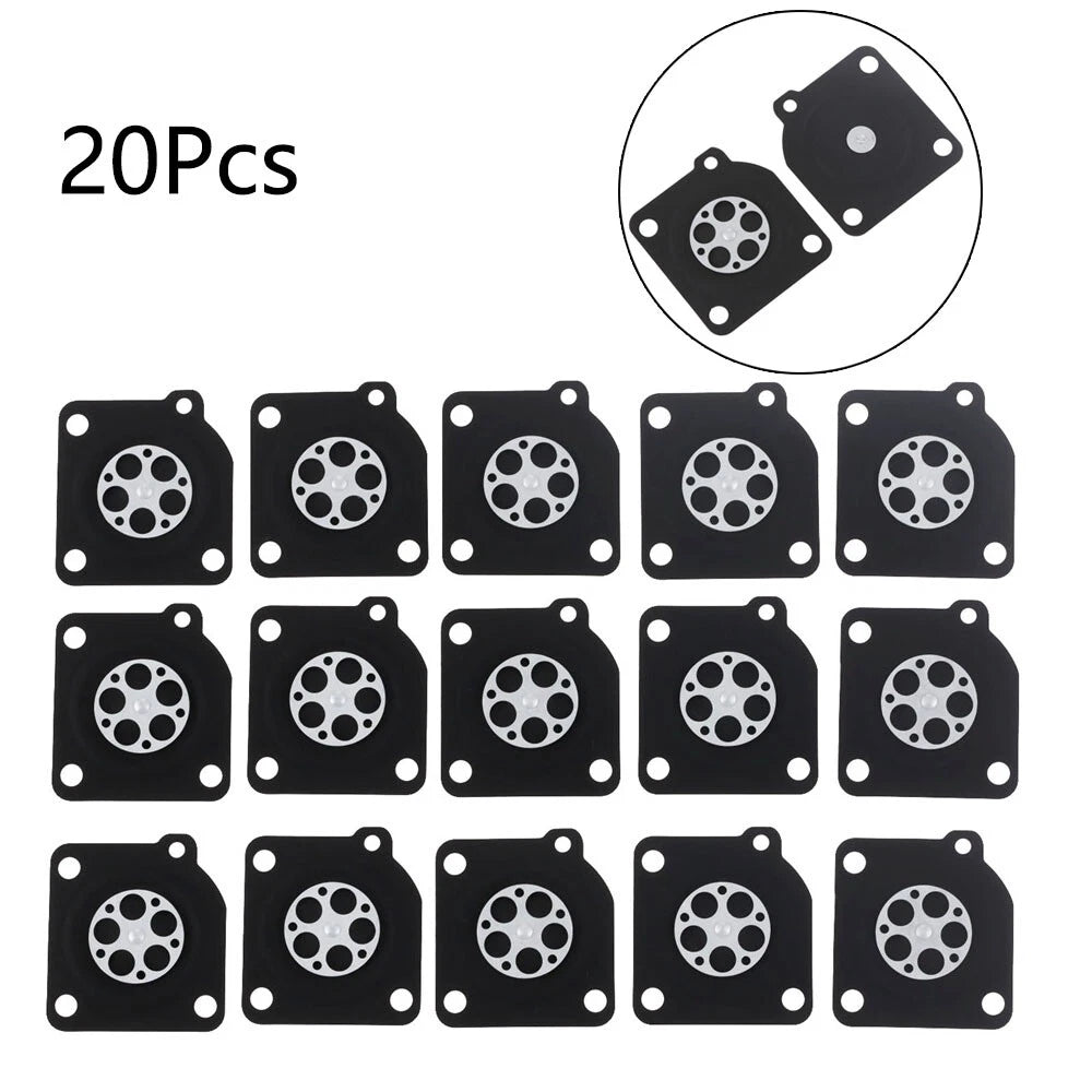20Pcs Carburetor Metering Diaphragm for ZAMA C1U A015010 (C1U)