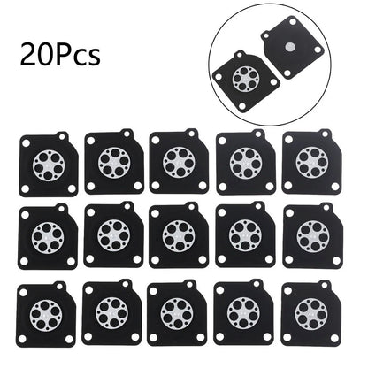 20Pcs Carburetor Metering Diaphragm for ZAMA C1U A015010 (C1U)