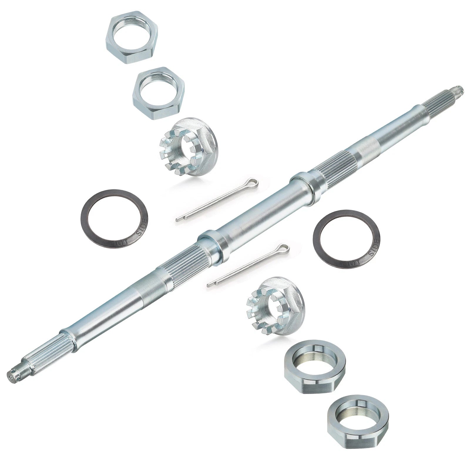 Rear Axle Shaft w/ Nut Pin Kit for Honda FourTrax 300 (1993–2000)