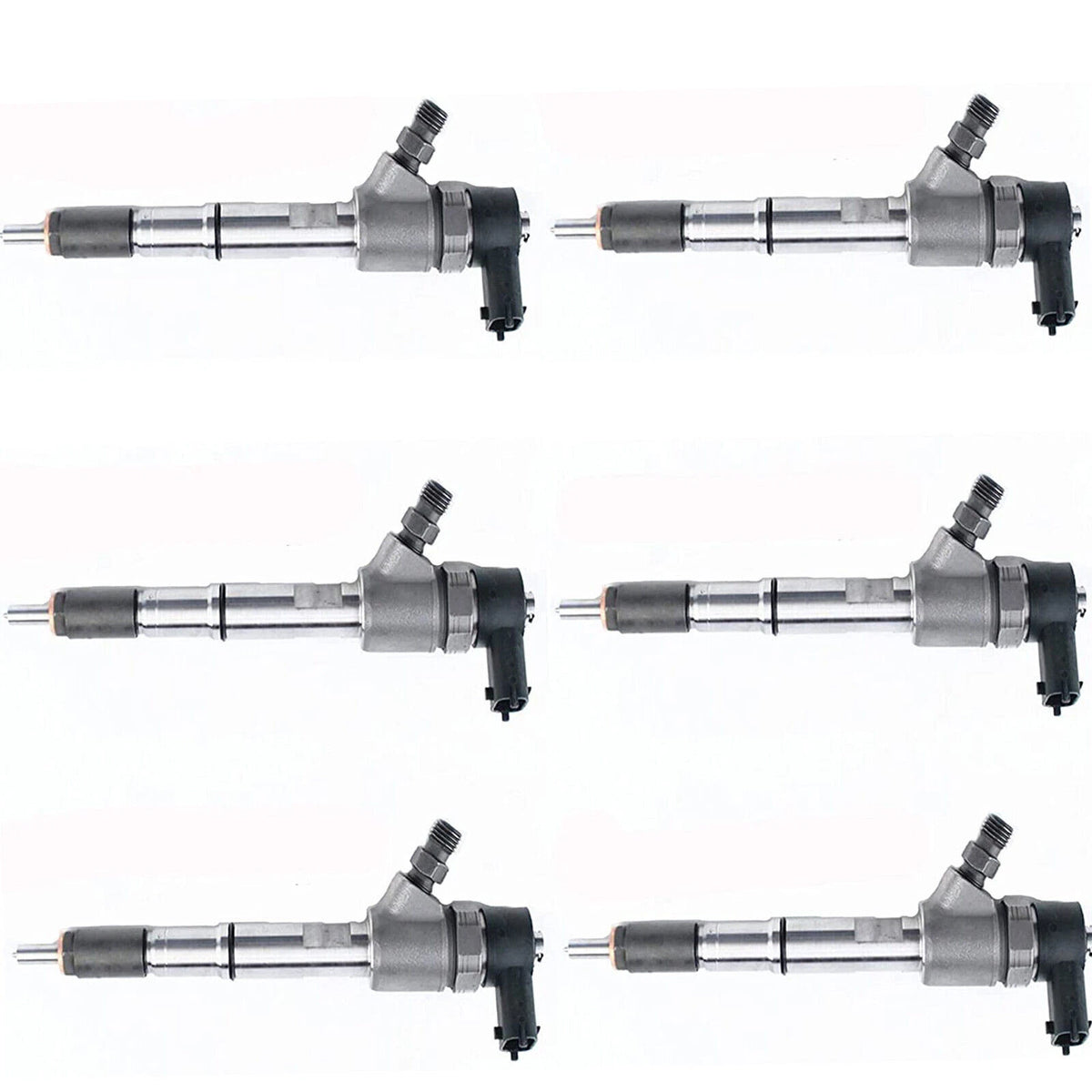 6X Fuel Injector 0445110529 0445110528 for JAC Yunnei YN33CRD (2010–2015)