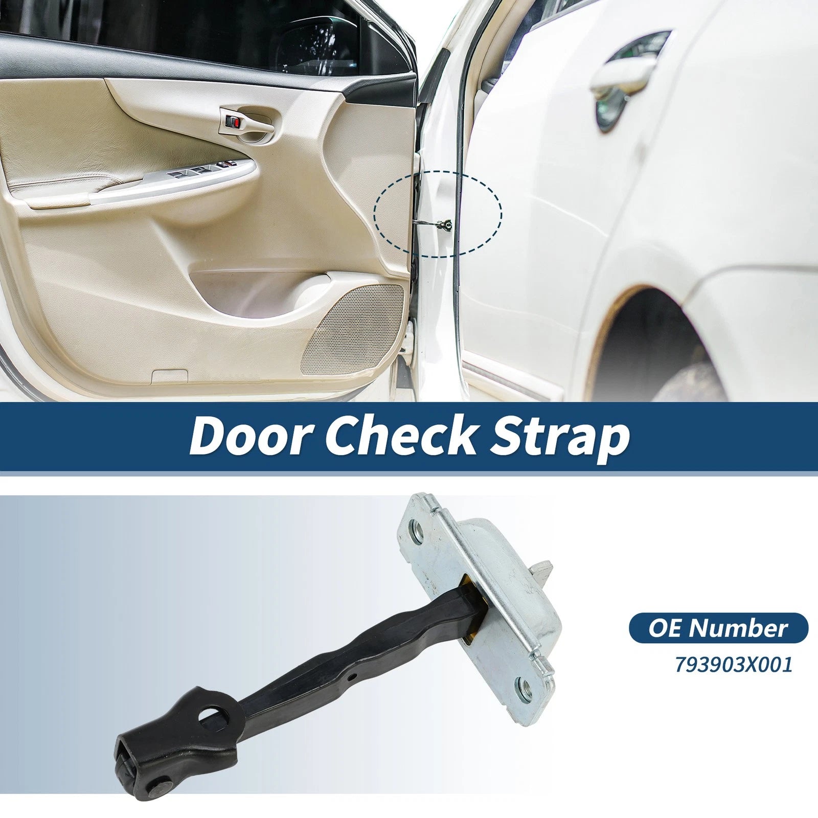 Front Right Door Check Strap Replacement for Hyundai Elantra (2011–2016)