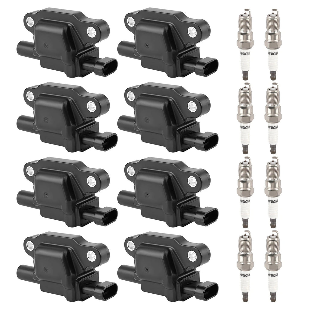 Ignition Coil & Iridium Spark Plug Set for Corvette 6.0L 6.2L 7.0L (2005–2013)