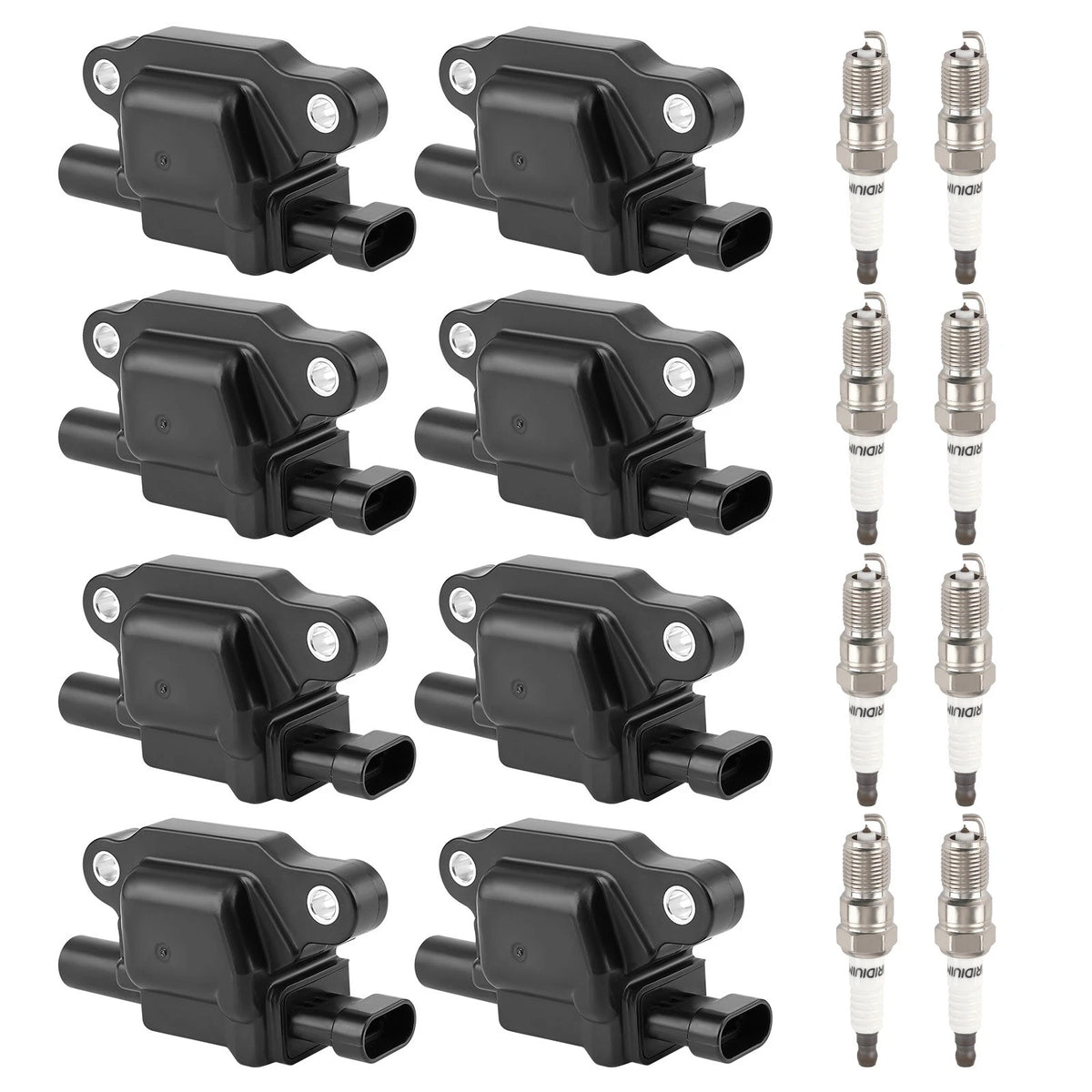 Ignition Coil & Iridium Spark Plug Set for Corvette 6.0L 6.2L 7.0L (2005–2013)
